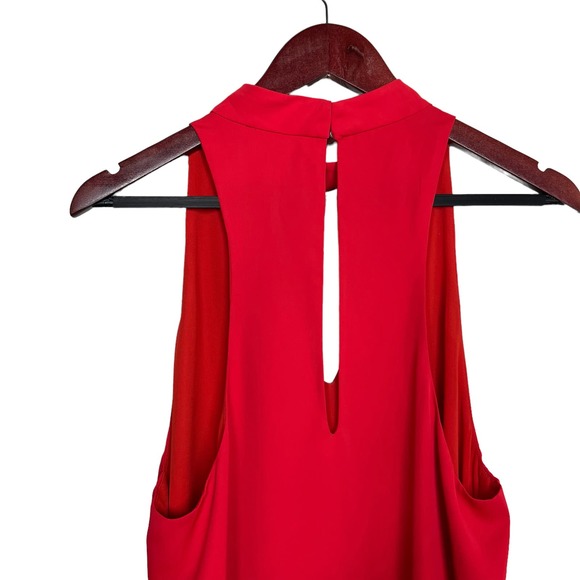 Amanda Uprichard Orange Cassia Mini Dress in Candy Apple Size M - Picture 5 of 8